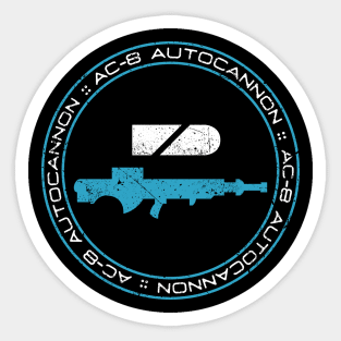 Autocannon Sticker